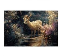 Puzzle Animal, Puzzle 4000 Pièces Adultes, Puzzles 4000 Pièces Cerf, Puzzles Bois de Qualité Supérieure avec Une Boîte d'emballage Exquise, pour Décoration Murale, Cadeau Femme, Cadeau Homme, -3828