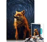 Puzzle Animal Star Fox 1000 pièces pour Adultes et Adolescents, Difficile à réaliser mais Amusant et Humoristique, décoration d'intérieur et Cadeaux Uniques 38x26cm