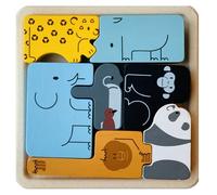 Puzzle animaux 2 en 1