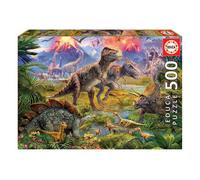 EDUCA - Puzzle - 500 RENCONTRE ENTRE DINOSAURES G
