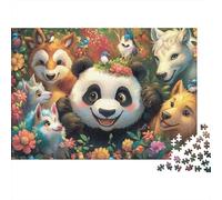Puzzle Animaux Adorables, Jeu de Puzzle pour Tous, pour Femmes, Cadeaux pour Hommes, 300 pièces (40x28cm)