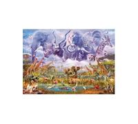 Schmidt-Spiele Puzzle Animaux autour d'un point d'eau 1000 pièces Multicolore