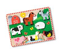 Melissa & Doug Puzzle 8 Figurines Animaux Ferme