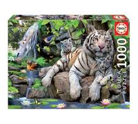 Puzzle Animaux - EDUCA - 1000 pièces - Blancs du Bengale
