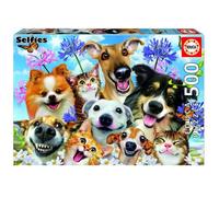 Puzzle Animaux - EDUCA - 17983 - 500 pièces - Fun in the sun Selfie
