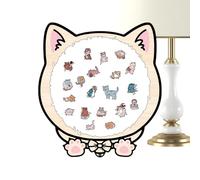 Puzzle Animaux En Bois - 135 Pièces Chat Avec Cadre Et Plateau d'Assemblage | Puzzles en Bois avec Cadre de Chat - pour Garçon, Fille, Adulte, Jeune, Senior, Ami, Préscolaire, de Table, Décoration d'I