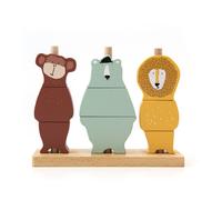 Puzzle animaux à empiler en bois