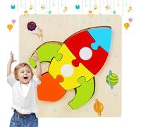 Puzzle animaux en bois pour tout-petits - Puzzle éducatif pour tout