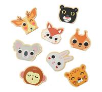 Puzzle animaux magnétiques en bois Cultura