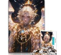Puzzle Anime Angel Girl 1000 pièces pour Adolescents, Jeu éducatif et Stimulant, idéal comme Cadeau pour Toute la Famille (38x26cm)
