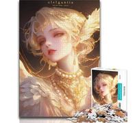 Puzzle Anime Angel Girl 1000 pièces pour Adultes et Adolescents, Anti-Stress, défi Difficile à Offrir en Cadeau à Toute la Famille 38x26cm