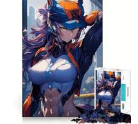 Puzzle Anime City Girl 1000 pièces Stimule l'esprit Découpe Nette Composants Robustes Un Divertissement captivant pour des Moments de détente à la Maison (50x75cm)