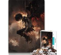 Puzzle Anime Demon Angel 1000 pièces pour Adultes et Adolescents, Jouet éducatif et décompressant, Cadeau d'anniversaire, décoration Murale 38x26cm