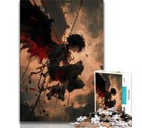Puzzle Anime Demon Angel 1000 pièces pour Adultes, Jeu Familial Anti-Stress, défi Difficile, Collection d'artistes, Beaux-Arts 50x75cm
