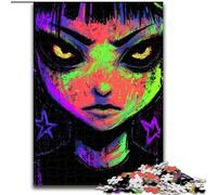 Puzzle Anime Demon Girl 1000 pièces pour Adultes et Adolescents, Jouet éducatif Anti-Stress, idéal comme Cadeau pour Toute la Famille (50x75cm)