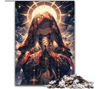 Puzzle Anime Demon Girl pour Adolescents 1000 pièces, Art intéressant, réduction du Stress, liste de souhaits avec Père Noël pour Les 14 Ans (50x75cm)