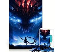 Puzzle Anime Demons Born 1000 pièces,Jeu de réflexion créatif,Composants Robustes et découpés avec précision,idéal pour Les Voyages (50x75cm)
