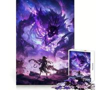 Puzzle Anime Fight of Demons 1000 pièces pour Adolescents Stimule la mémoire, détente, Bords Nets Cadeau Festif (50x75cm)