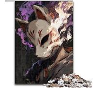 Puzzle Anime Fox Mask Boy 1000 pièces pour Adultes et Adolescents, Jouet éducatif et décompressant pour Anniversaire et Noël (50x75cm)