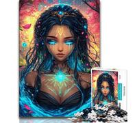 Puzzle Anime Girl 1000 pièces pour Adultes et Adolescents, Assemblage de Motifs Amusant à la Maison, Cadeau d'anniversaire, Cadeau de Voyage (38x26cm)