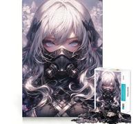 Puzzle Anime Girl Assassin pour Adultes 1000 pièces Jeu de mémoire et de découpe Fine Finition Premium Un Moyen captivant de Passer Le Temps (50x75cm)