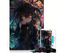 Puzzle Anime Girl of Time 1000 pièces Jeu Amusant et ludique grâce à sa Technologie de découpe Laser avancée Jouet d'intérieur pour Les fêtes (38x26cm)