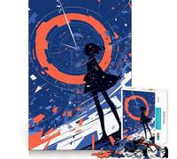 Puzzle Anime Girl Time Warp 1000 pièces pour Adolescents Stimule l'esprit Ajustement Parfait Loisirs captivants pour des Moments de détente à la Maison (38x52cm)