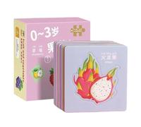 Puzzle Anime pour,Outil Amusant de Développement de la Pensée à Thème Fruits - Puzzles en Forme d'Animaux pour la Famille,pour Enfant Voyage Affaires Maison Maternelle Extérieur École