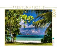 Puzzle · Anse Volbert sur Praslin | Découvrir des choses passionnantes aux Seychelles · 1000 pièces · Format assemblé 64 × 48 cm · CALVENDO Puzzle