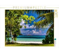 Puzzle · Anse Volbert sur Praslin | Une des nombreuses plages de rêve des Seychelles · 1000 pièces · Format assemblé 64 × 48 cm · CALVENDO Puzzle
