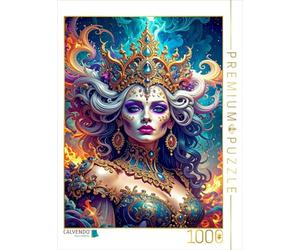 Puzzle · Août : la Reine Chaude de l'été | Le mois d'une femme noble · 1000 pièces · Format assemblé 64 × 48 cm · CALVENDO Puzzle
