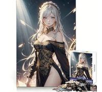 Puzzle Aphrodite, Personnage d'anime, pour Adultes, 1000 pièces, entraînement de la mémoire, Loisirs calmes, découpe Impeccable, pour Les fêtes (38x52cm)
