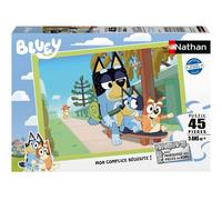 Puzzle 45 p - apres-midi en famille / bluey Bleu G