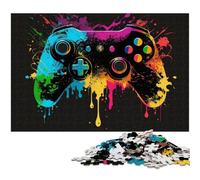 Puzzle Aquarelle 1000 pièces en Bois pour Adultes, pour la décoration intérieure et Les fêtes de Fin d'année, 50 x 75 cm / 19,68 x 29,52 Pouces