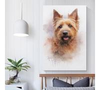 Puzzle Aquarelle Bouledogue Anglais, Jouet de détente, Puzzle en Carton de qualité supérieure pour Adultes et Enfants, Cadeaux 1000 pièces (75 x 50 cm)