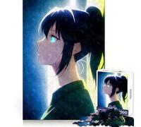 Puzzle Aquarelle Fille Pensive de 1000 pièces pour Adultes Un Jeu de réflexion Stimulant pour se détendre, Une découpe Parfaite et Un Cadeau mémorable 38x52cm