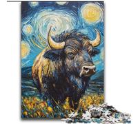 Puzzle Aquarelle Yak 2000 pièces pour Adultes et Adolescents, Jeux éducatifs, décoration d'intérieur, à Offrir en Cadeau à Toute la Famille (70x100cm)