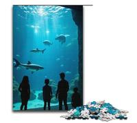Puzzle Aquarium Adulte 1000 Pièces Puzzle en Bois pour Enfants à partir de 12 Ans Jeu Défiant 1000 PCS (38x26cm)