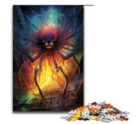 Puzzle araignée coloré 1000 pièces pour Adultes Jeu Familial Amusant Anti-Stress Difficile 1000 pièces (75 x 50 cm)