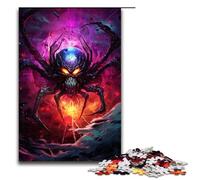 Puzzle araignée coloré 1000 pièces pour Enfants Puzzle en Bois décoration d'intérieur 1000 pièces (75 x 50 cm)