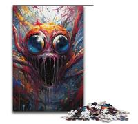 Puzzle araignée psychédélique coloré de 1000 pièces pour Adultes Jeux de Famille en Bois 1000 pièces (38 x 26 cm)