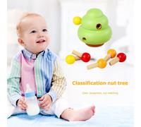 Puzzle Arbre De Noix En Bois Pour Enfants, Bricolage Amusant, Assemblage De Tri, Jouets Éducatifs