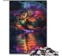 Puzzle Arbre de Vie 1000 pièces pour Adolescents, Cadeaux, Art intéressant, réduction du Stress, liste de souhaits avec Père Noël (14 Ans) (26x38cm)