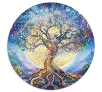 Puzzle Arbre de Vie 1000 Pièces pour Adultes Enfants Jeu ÉduChatif Puzzles Arbre Sacré Onirique Cadeau Home Decor 1000pcs (67.5x67.5cm)