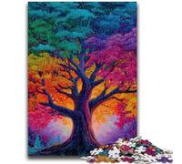 Puzzle Arbre de Vie 1000 pièces pour Adultes et Adolescents, idéal pour Tuer Le Temps en Vacances avec des pièces de Formes aléatoires entièrement emboîtables (38x26cm)