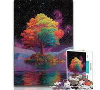 Puzzle Arbre de Vie 1000 pièces pour Adultes et Adolescents, Jouet éducatif et décompressant, décoration Parfaite, 38x26cm
