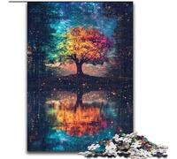 Puzzle Arbre de Vie 1000 pièces pour Adultes, Jeux éducatifs, décoration d'intérieur, Cadeau d'anniversaire, Art Mural (50x75cm)