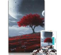Puzzle Arbre de Vie coloré 1000 pièces pour Adultes et Adolescents, Jouet éducatif et décompressant, Cadeaux du Père Noël Secret (75x50cm)