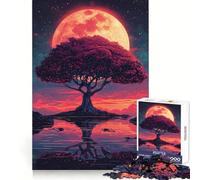 Puzzle Arbre de Vie Solitaire pour Adolescents 1000 Pièces Jeu de Logique et de Détente Attentive Découpe Précise (38x52cm)