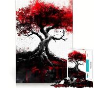 Puzzle Arbre du Monde Yggdrasil 1000 Pièces Jeu de mémoire Découpe Laser de qualité supérieure Activité captivante pour des soirées tranquilles (38x26cm)
